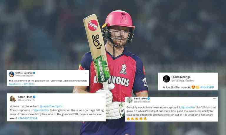 Netizens can't stop praising Buttler for RR chase