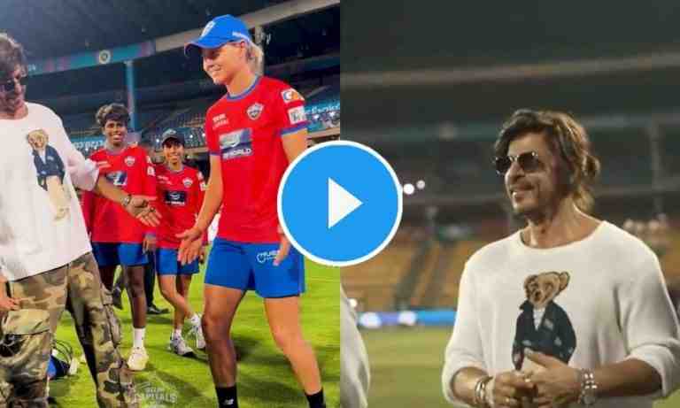 [Watch] SRK Rehearsing Signature Pose For WPL 2024 Opening