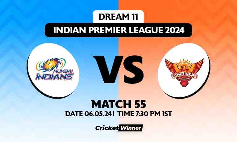 MI vs SRH Dream11 Prediction, Fantasy Cricket Tips, Probable Playing XI, Pitch Report &amp; Injury Updates For 55th Match