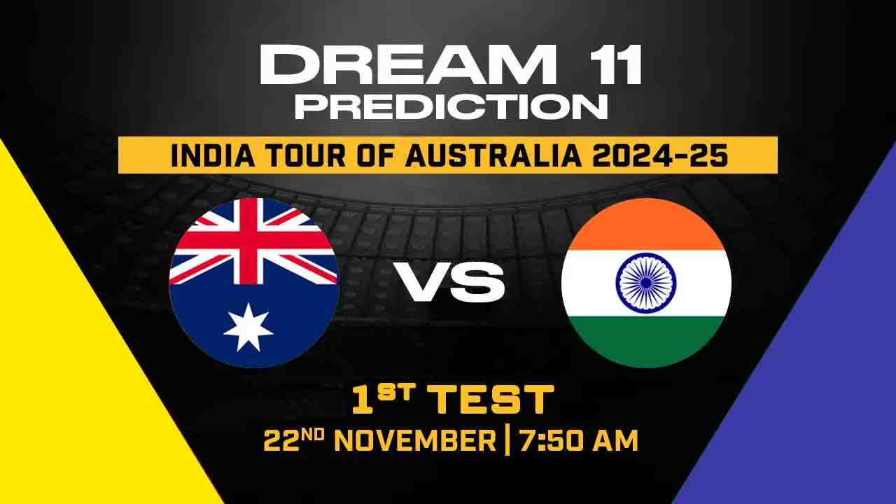 IND vs AUS Dream11 Prediction, India vs Australia, 1st Test