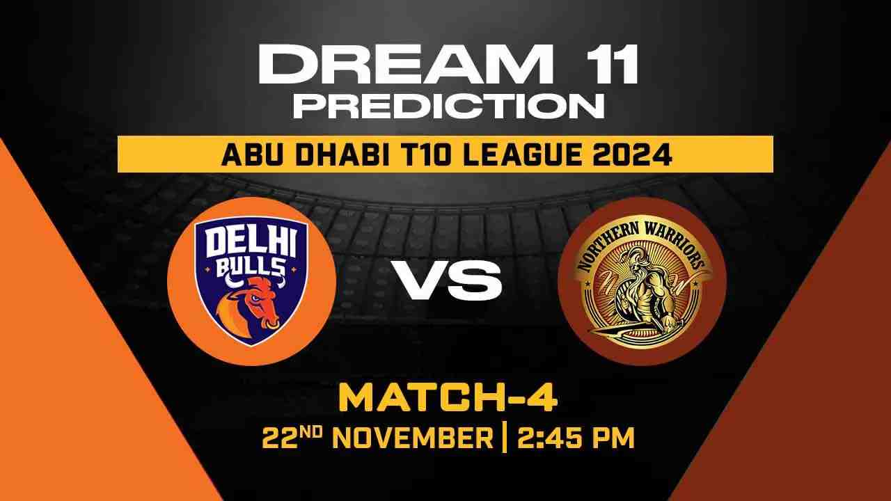 NW vs DBL Dream11 Prediction, Northern Warriors vs Delhi Bulls, 04th Match