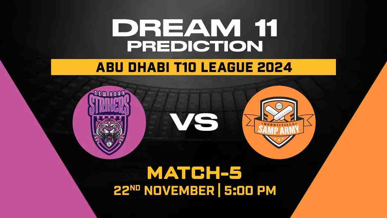 NYS vs MSA Dream11 Prediction, New York Strikers vs Morrisville Samp Army, 05th Match