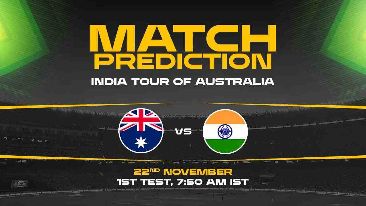 Border-Gavaskar Trophy 2024: AUS vs IND 1st Test, Match Prediction- Who Will Win Today?