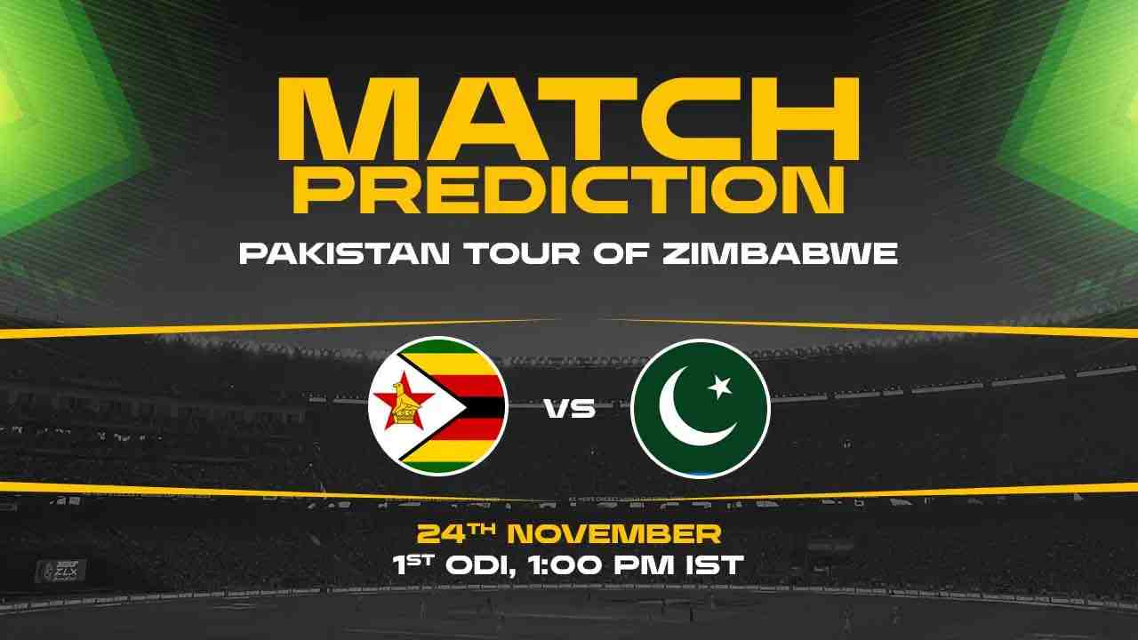 ZIM vs PAK 1st ODI, Match Prediction- Who Will Win Today?