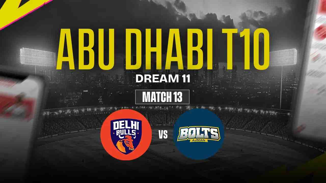 AB vs DB Dream11 Prediction, Ajman Bolts vs Delhi Bulls, 13th Match