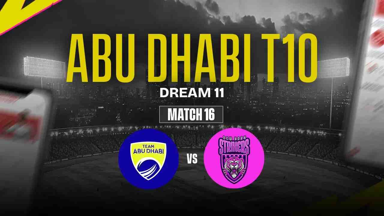 TAB vs NYS Dream11 Prediction, Team Abu Dhabi vs New York Strikers, 16th Match