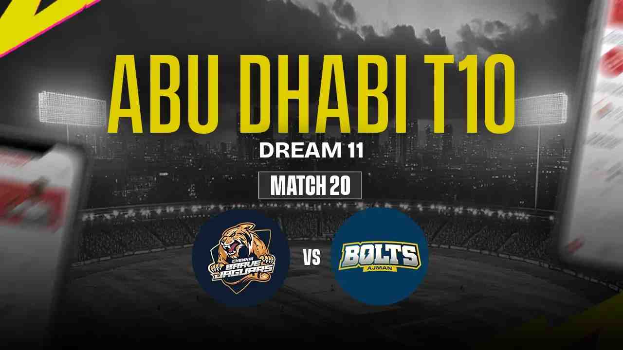 AB vs CBJ Dream11 Prediction, Ajman Bolts vs Chennai Braves Jaguars, 17th Match