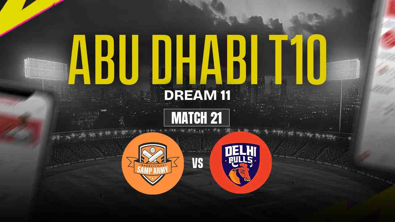 MSA vs DB Dream11 Prediction, Morrisville Samp Army vs Delhi Bulls, 21th Match