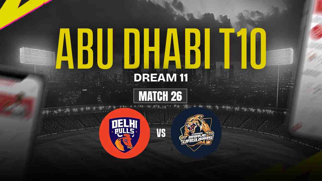 DB vs CBJ Dream11 Prediction, Delhi Bulls vs Chennai Braves Jaguars, 26th Match