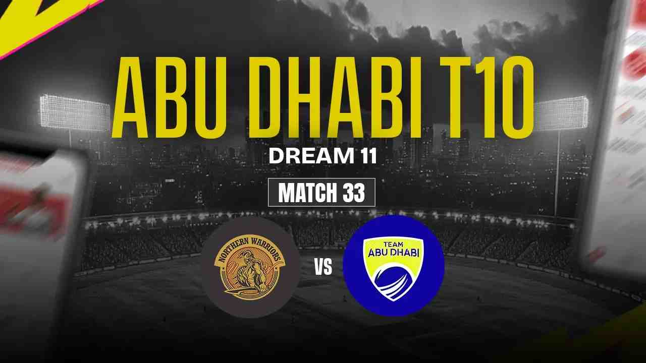 NW vs TAD Dream11 Prediction, Northern Warriors vs Ajman Bolts, 33rd Match