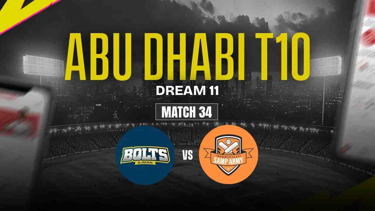 AB vs MSA Dream11 Prediction, Ajman Bolts vs Morrisville Samp Army, 34th Match