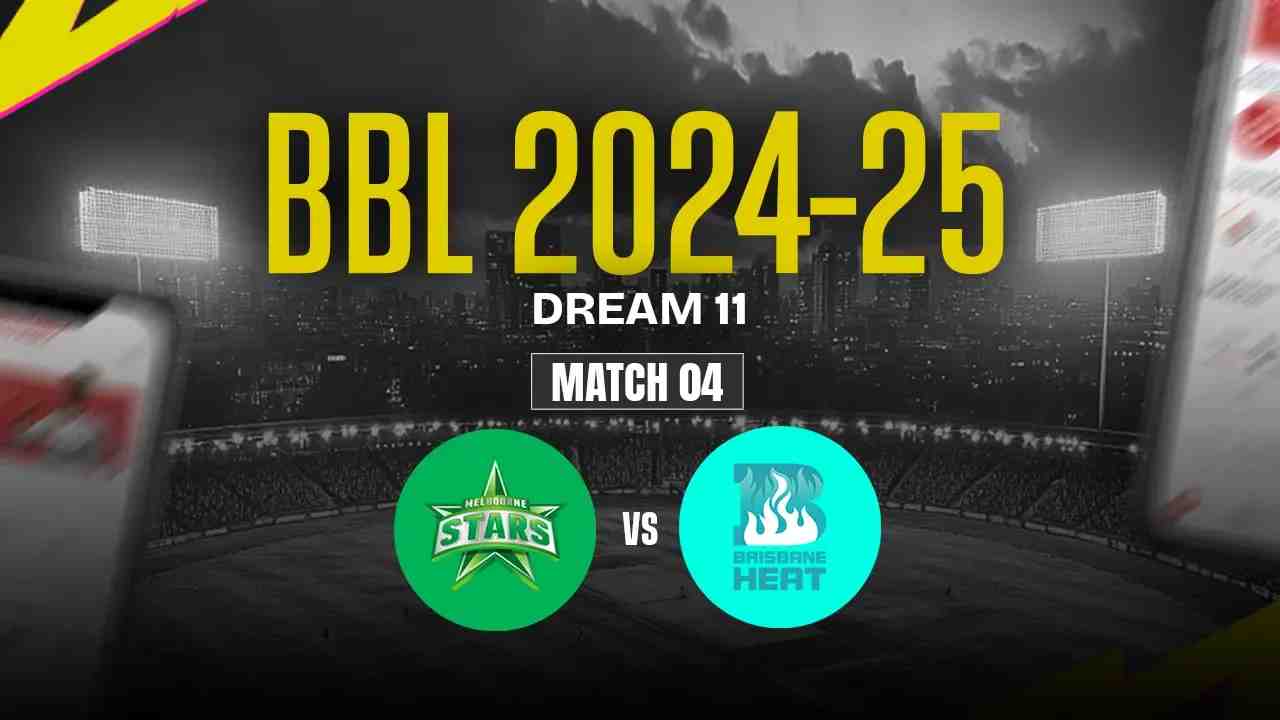 BH vs MS Dream11 Prediction, Brisbane Heat vs Melbourne Stars, 04th Match