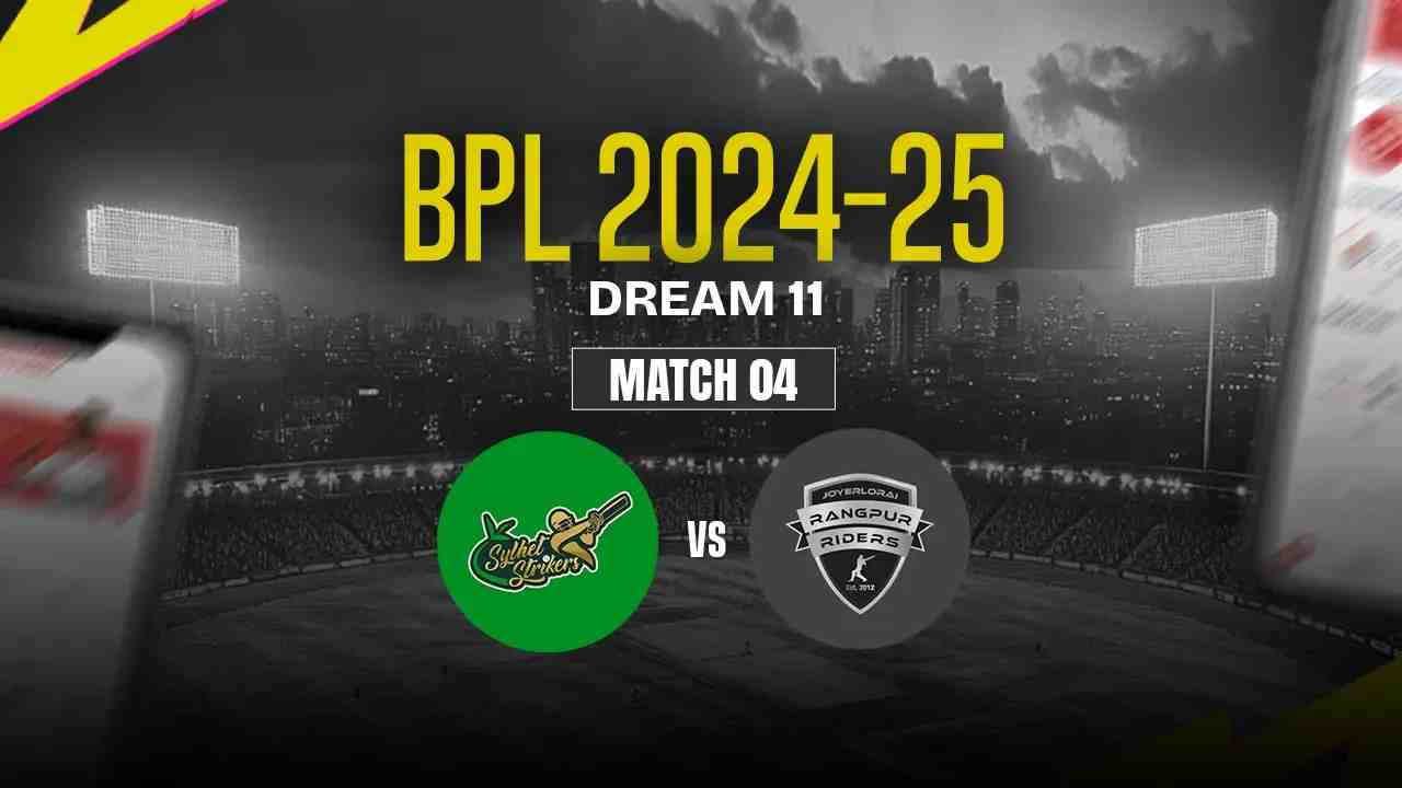 RAN vs SYL Dream11 Prediction, Rangpur Riders vs Sylhet Strikers, 04th Match