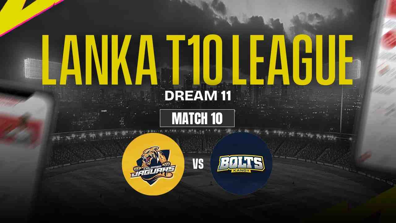 CJ vs KB Dream11 Prediction, Colombo Jaguars vs Kandy Bolts Tigers, 10th Match