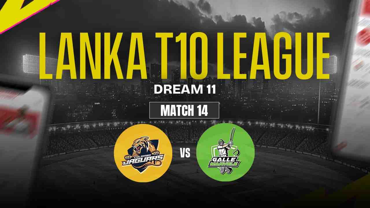 CJ vs GM Dream11 Prediction, Colombo Jaguars vs Galle Marvels, 14th Match