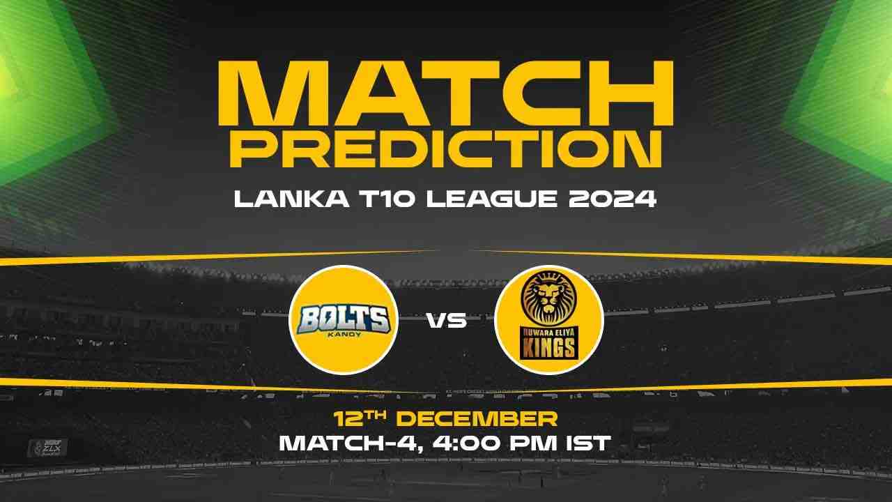 Lanka Super League T10: 4th Match, NEK vs GM, Match Prediction - Who Will Win Today?