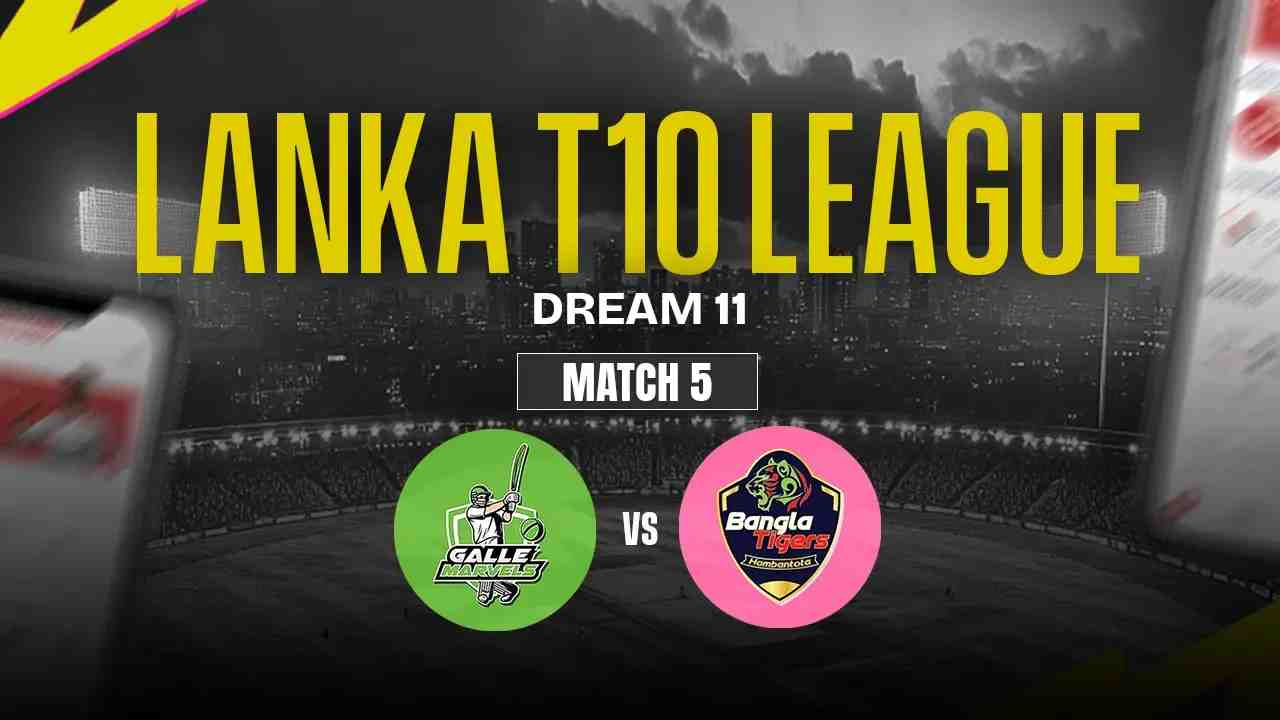 GM vs HBT Dream11 Prediction, Galle Marvels vs Hambantota Bangla Tigers, 5th Match