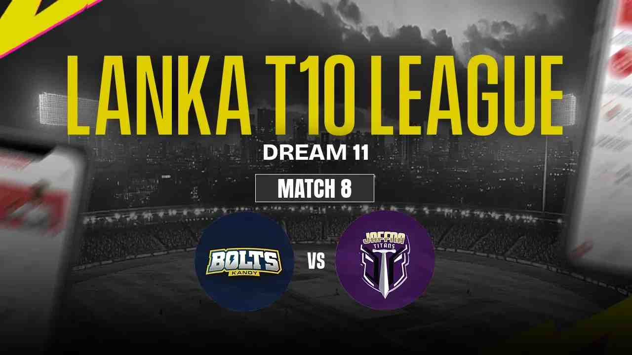 KB vs JT Dream11 Prediction, Kandy Bolts vs Jaffna Titans, 8th Match