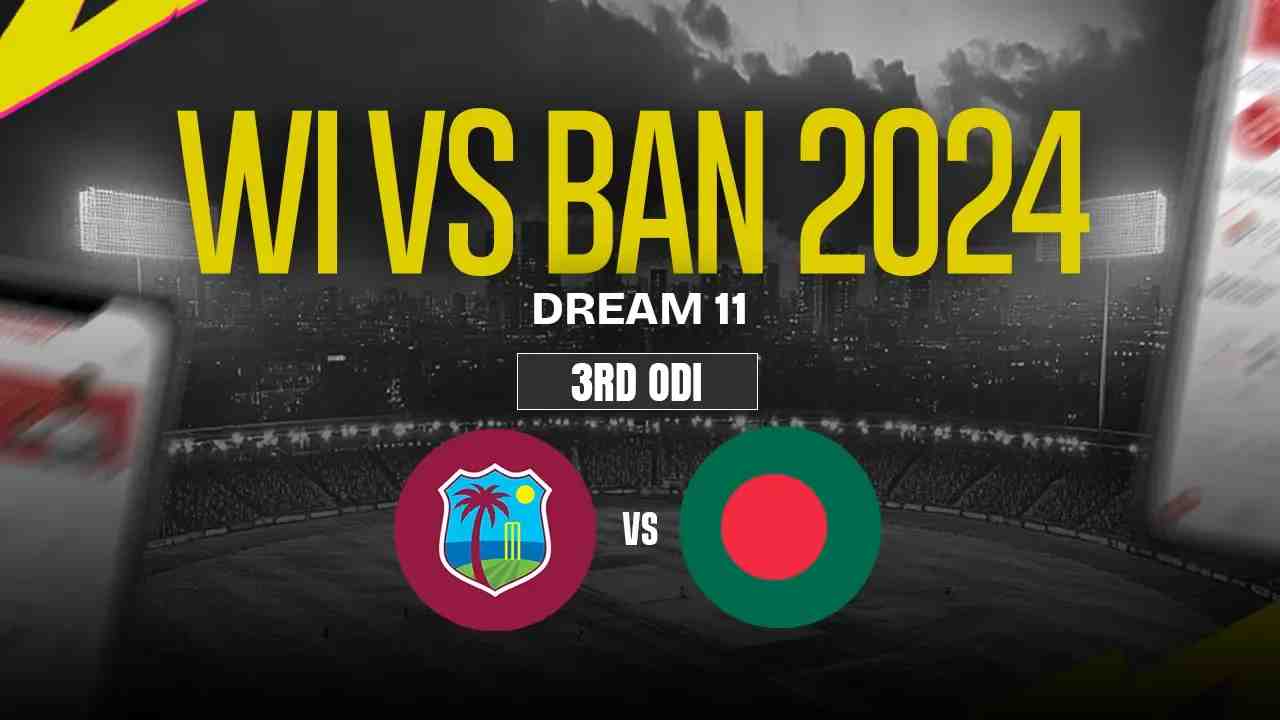 WI vs BAN Dream11 Prediction, West Indies vs Bangladesh, 3rd ODI