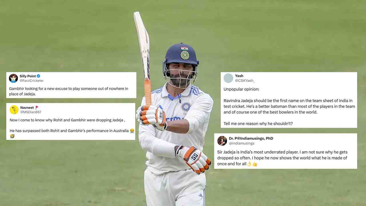 Fans slam Indian team management after Ravindra Jadeja's heroic batting performance