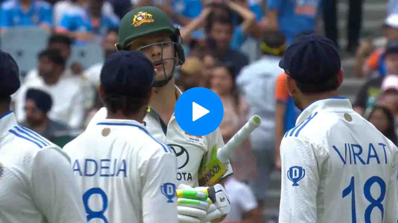 Watch: Virat Kohli involved in a shoulder bump with debutant Sam Konstas