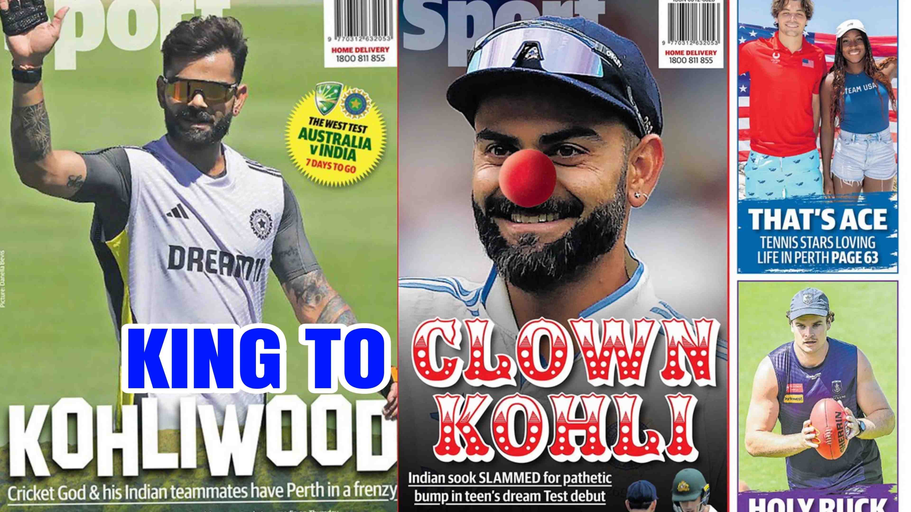 From King to Clown: The Australian Media’s Shift in Narrative on Virat Kohli