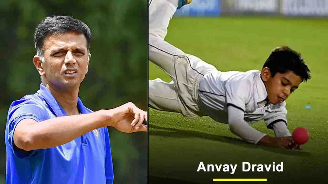 Rahul Dravid's Son Anvay Shines with 90-Run Knock to Rescue Karnataka Against Rajasthan