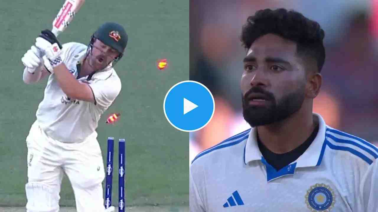 Watch: Heated moment between Mohammed Siraj and Travis Head 