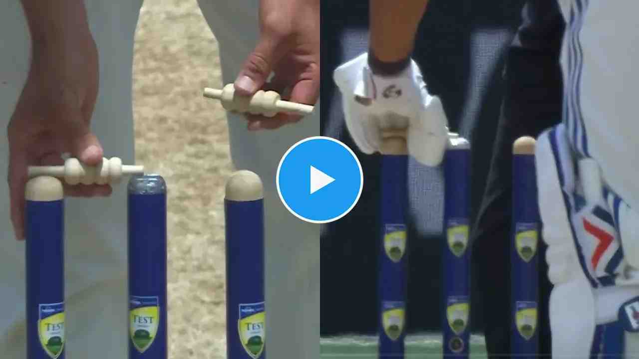 Watch: Mitchell Starc-Yashasvi Jaiswal work on bail switching trick