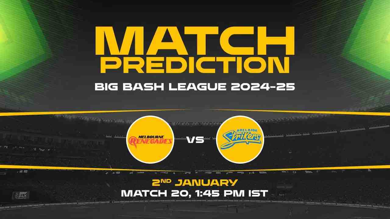 Big Bash League: 20th Match, MR vs AS, Match Prediction - Who Will Win Today?