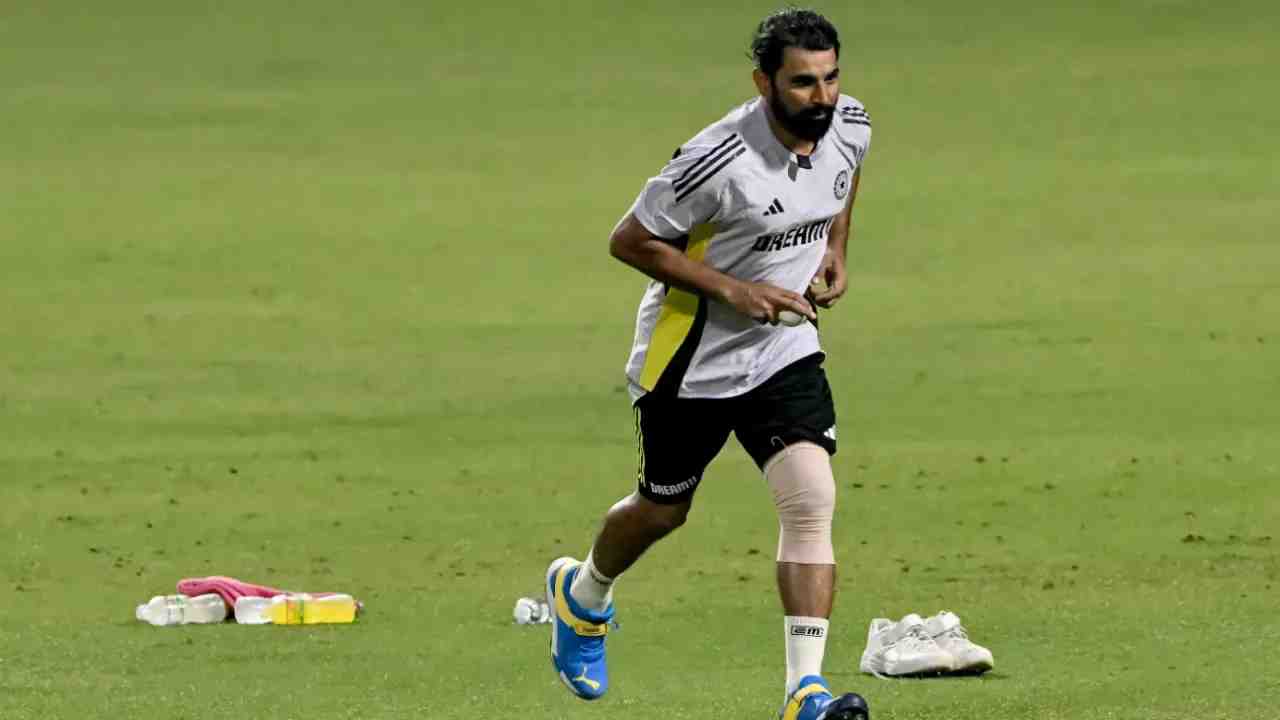 Shami Puts in the Hard Yards at India’s First Training Session Ahead of England T20Is