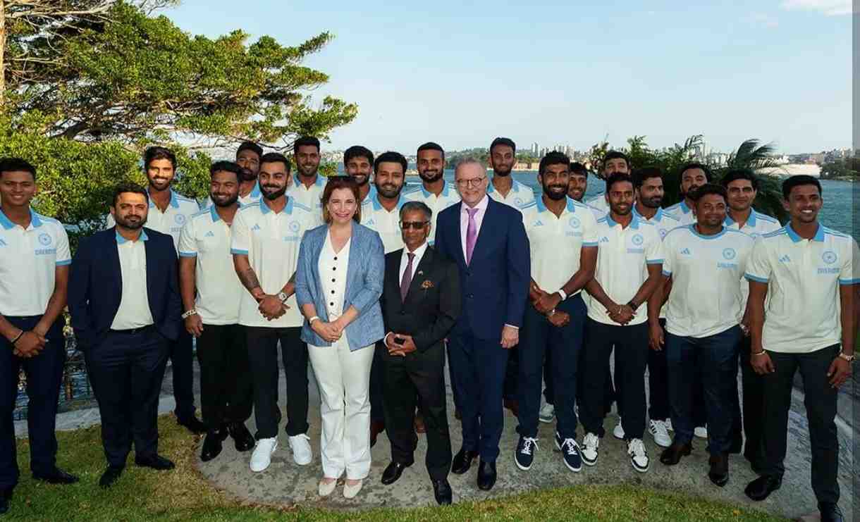 India and Australia Teams Join PM Albanese for New Year's Reception Before Sydney Test