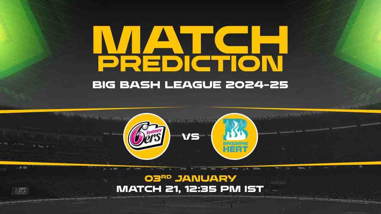 Big Bash League: 21st Match, SS vs BH, Match Prediction - Who Will Win Today?