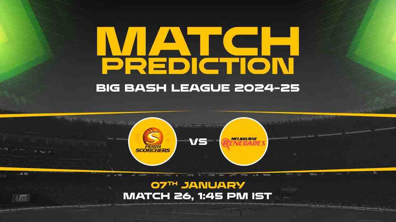 Big Bash League: 26th Match, PS vs MR, Match Prediction - Who Will Win Today?