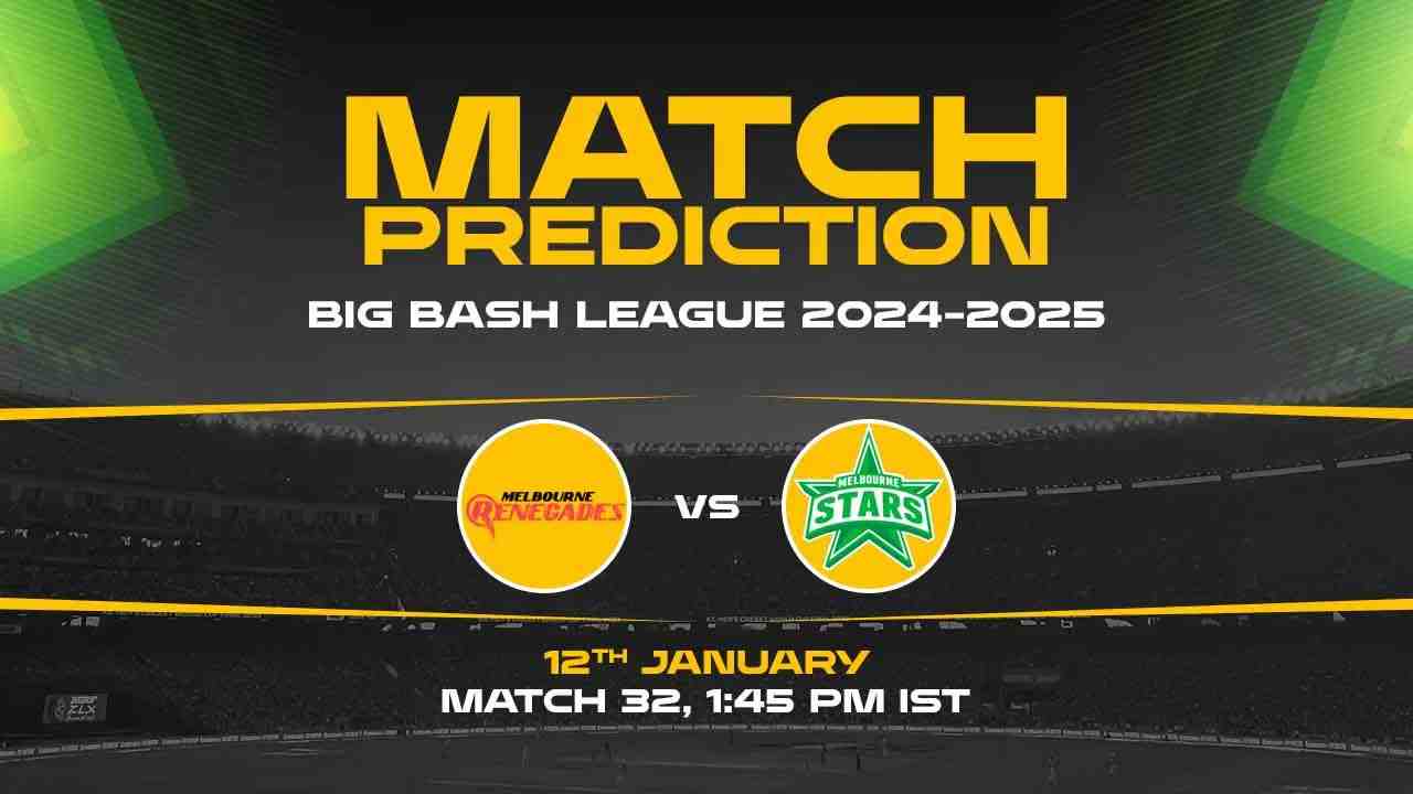 Big Bash League: 32nd Match, MR vs MS, Match Prediction - Who Will Win Today?