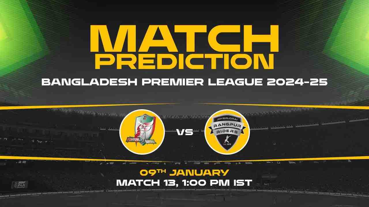 Bangladesh Premier League: 13th Match, FB vs RR, Match Prediction - Who Will Win Today?