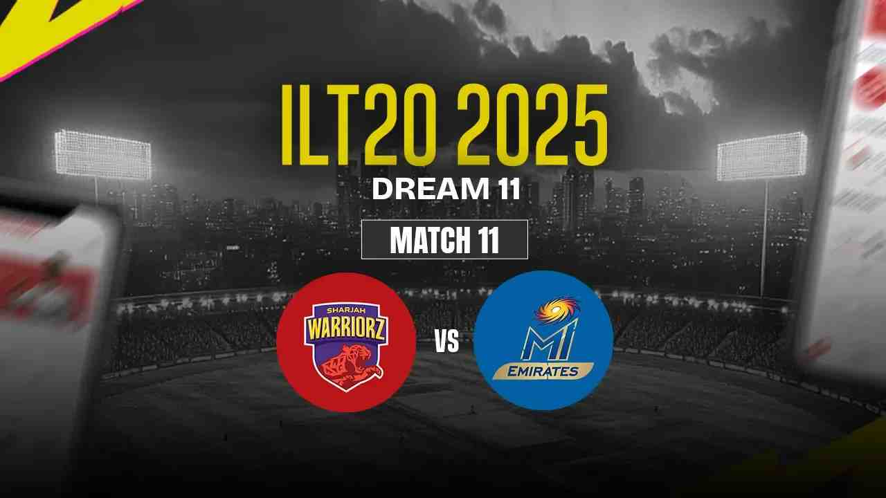 SW vs MIE Dream11 Prediction, Sharjah Warriors vs MI Emirates, 11th Match