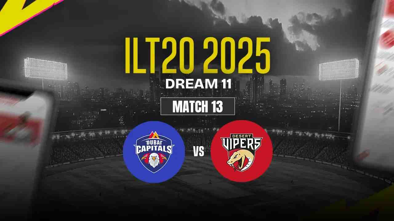 DV vs DCP Dream11 Prediction, Desert Vipers vs Dubai Capitals, 13th Match