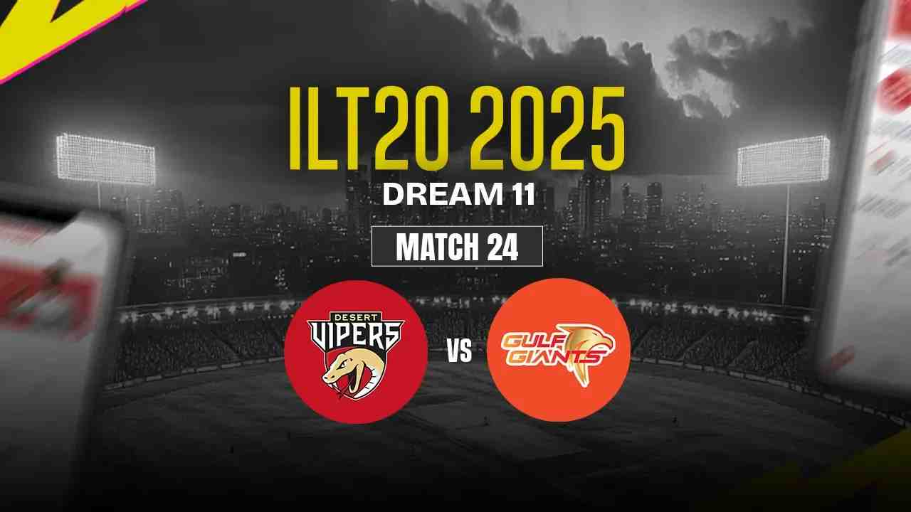 DV vs GG Dream11 Prediction, Desert Vipers vs Gulf Giants, 24th Match