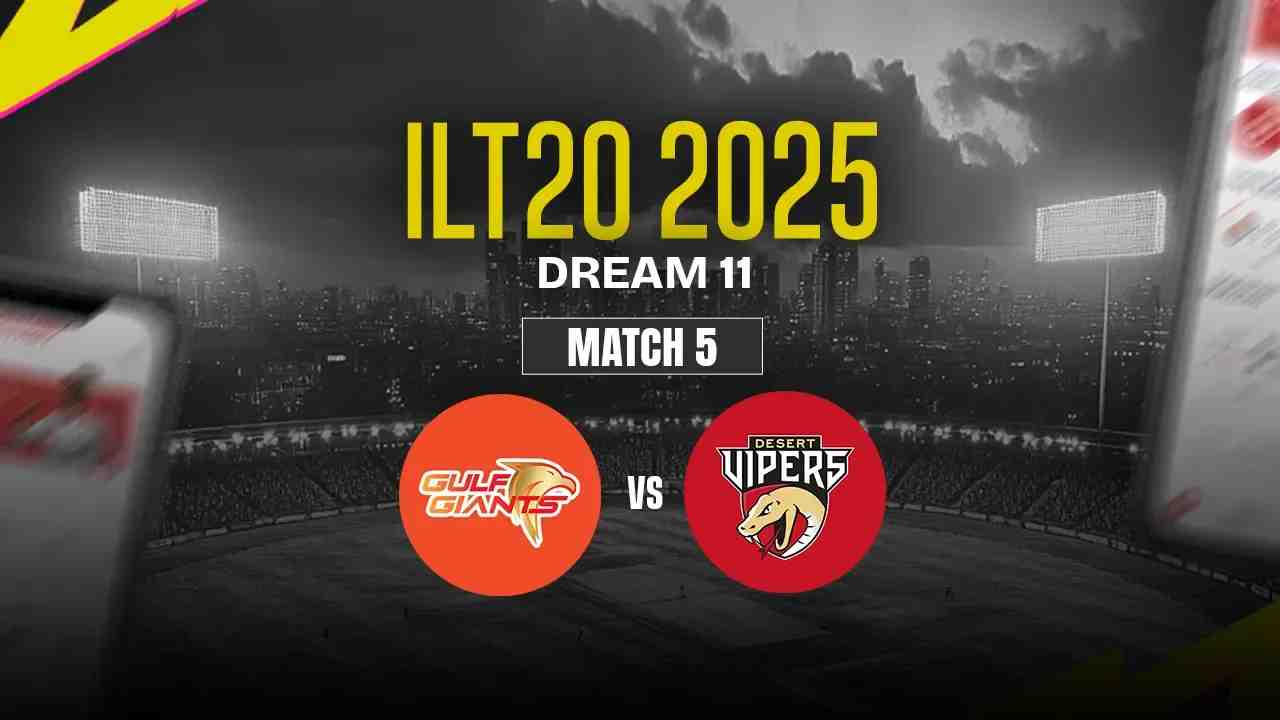 GG vs DV Dream11 Prediction, Gulf Giants vs Desert Vipers, 05th Match