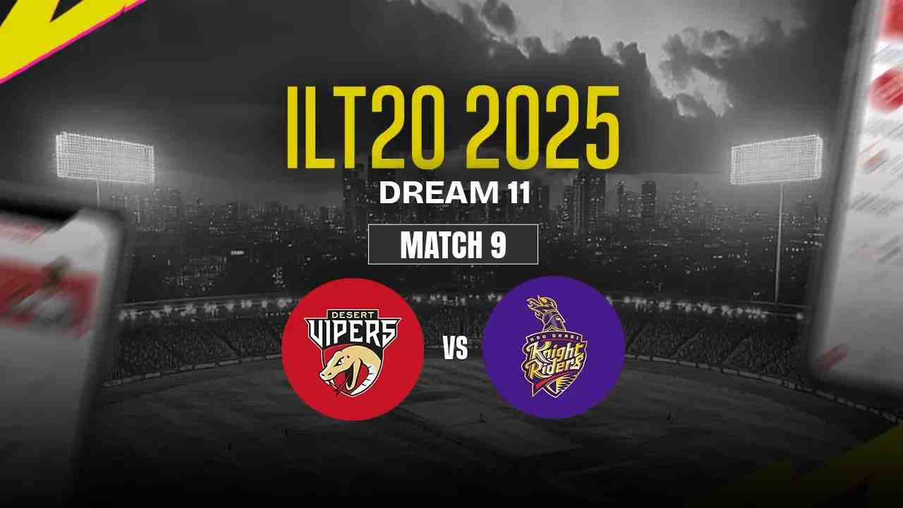 DV vs ADKR Dream11 Prediction, Desert Vipers vs Abu Dhabi Knight Riders, 09th Match