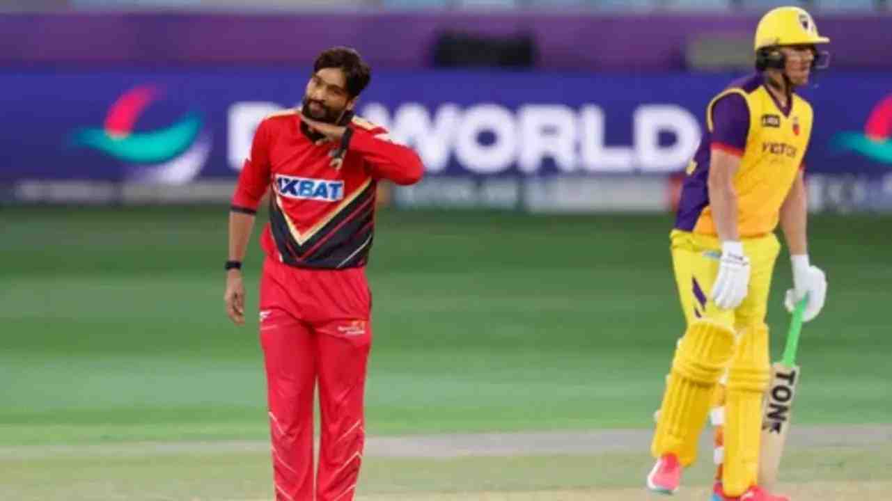 Pushpa Celebration and Four-Wicket Haul: Mohammad Amir Shines in Vipers' ILT20 Triumph