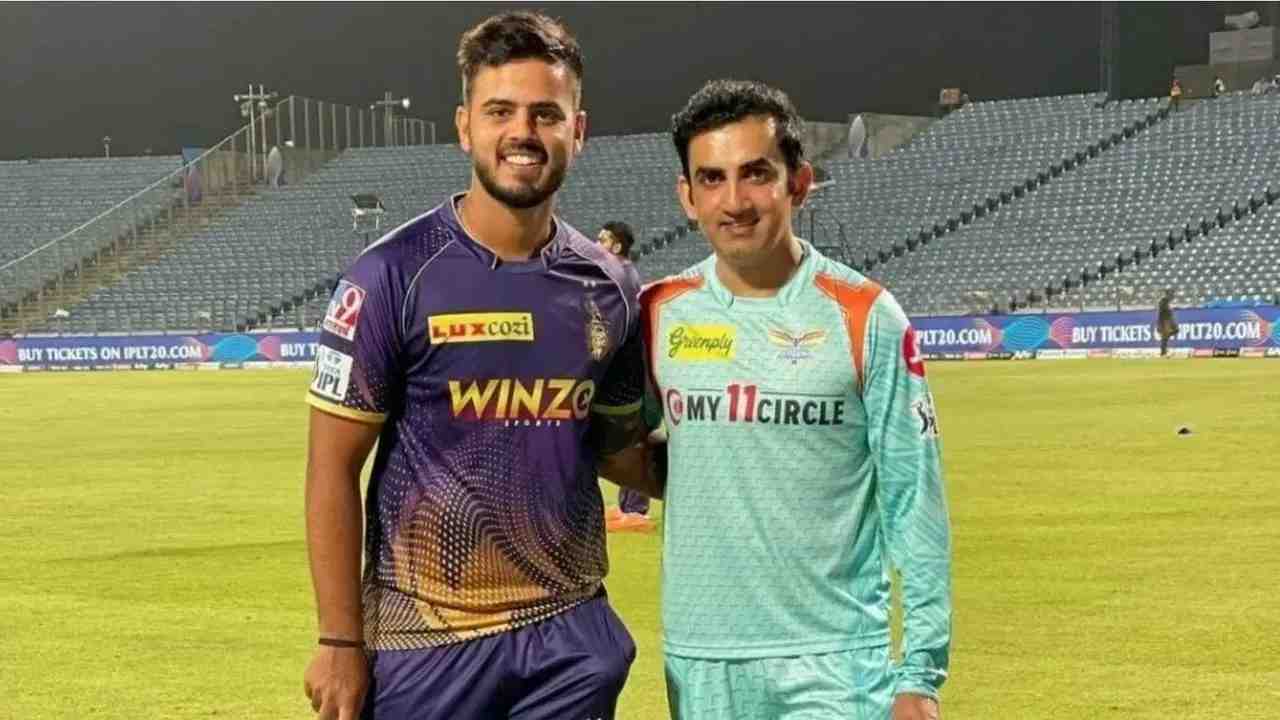 "Gautam Gambhir is a selfless player" Nitish Rana defends Indian head coach