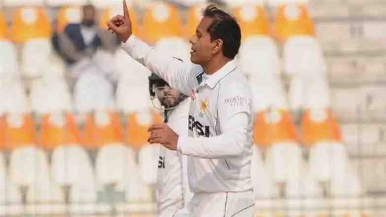 Crafty left-arm spinner claims the first hattrick for Pakistan in Test cricket