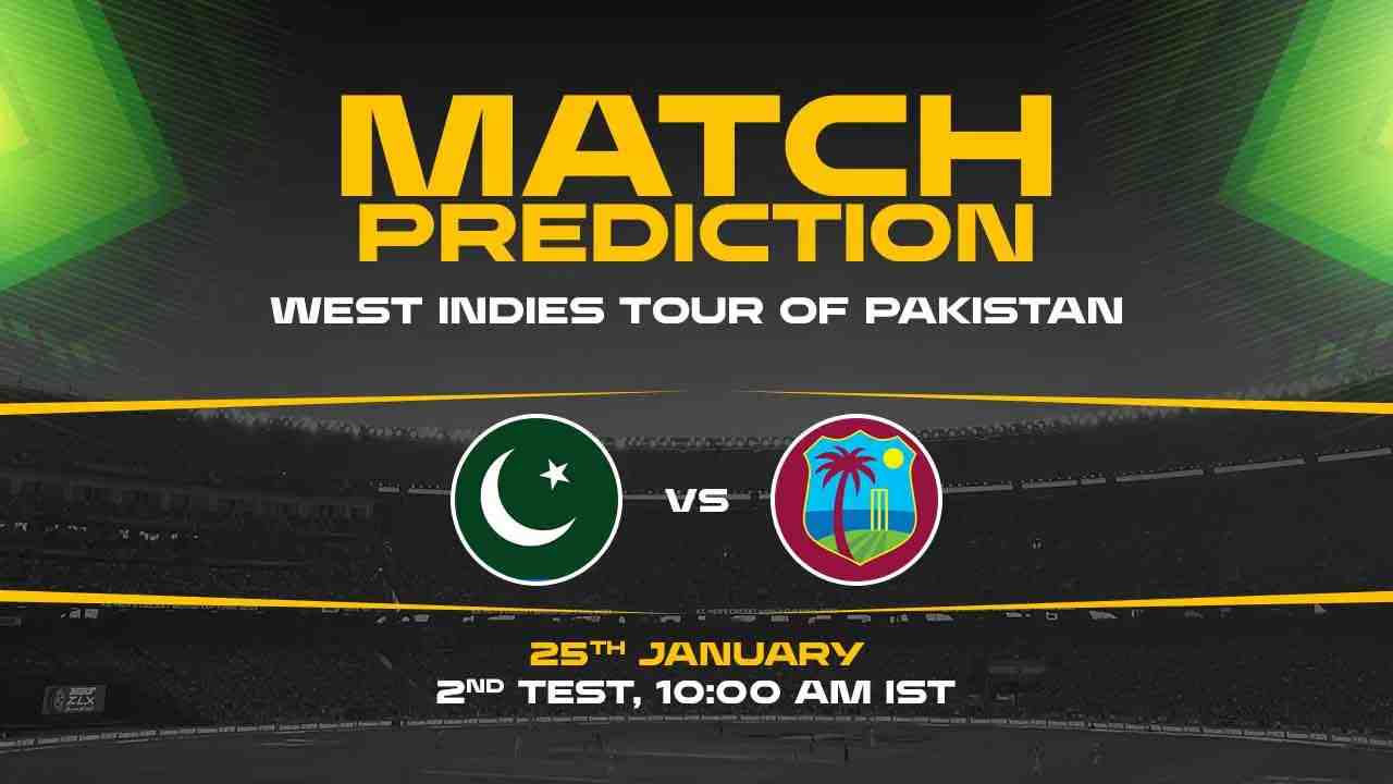 PAK vs WI 2nd Test, Match Prediction- Who Will Win Today?