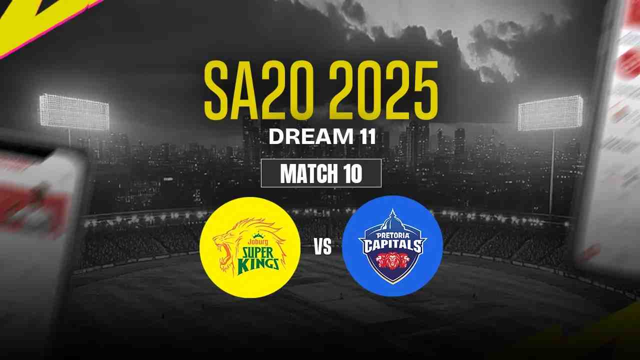 JSK vs PC Dream11 Prediction, Joburg Super Kings vs Pretoria Capitals, 10th Match