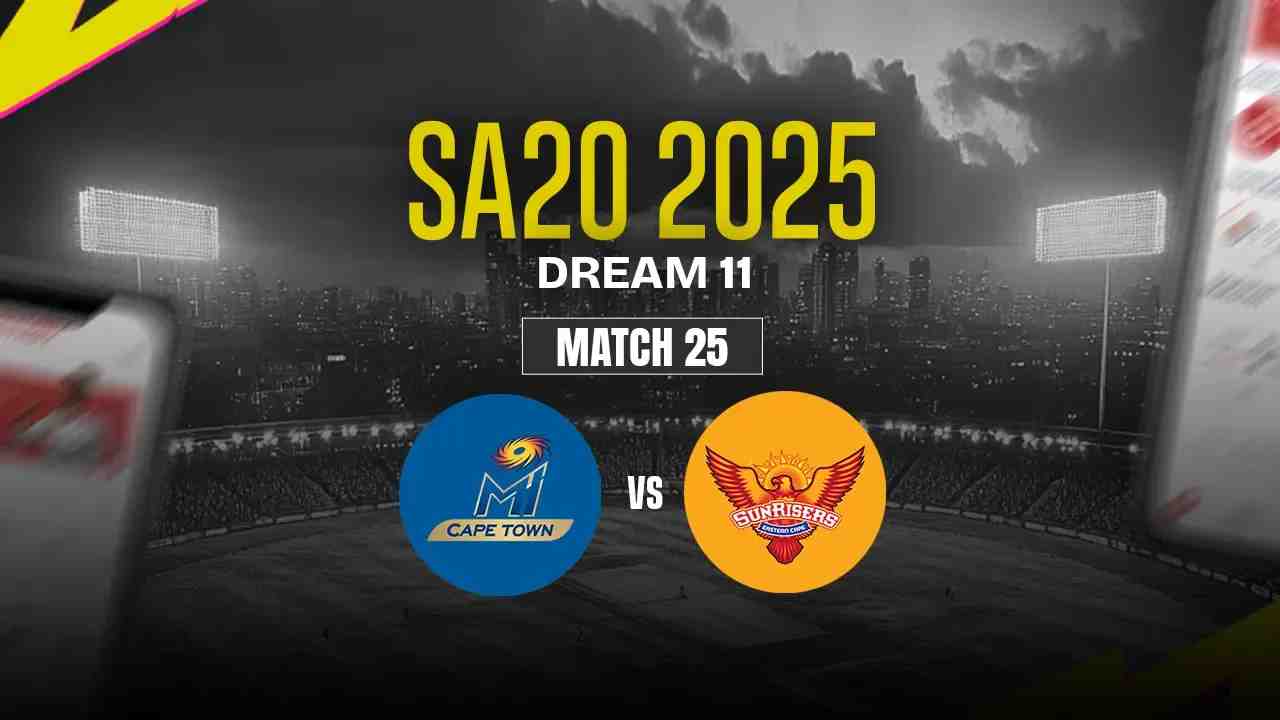 SEC vs MICT Dream11 Prediction, Sunrisers Eastern Cape vs MI Cape Town, 25th Match