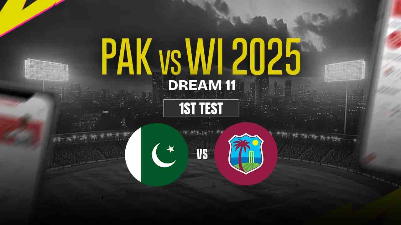 PAK vs WI Dream11 Prediction, Pakistan vs West Indies, 1st Test