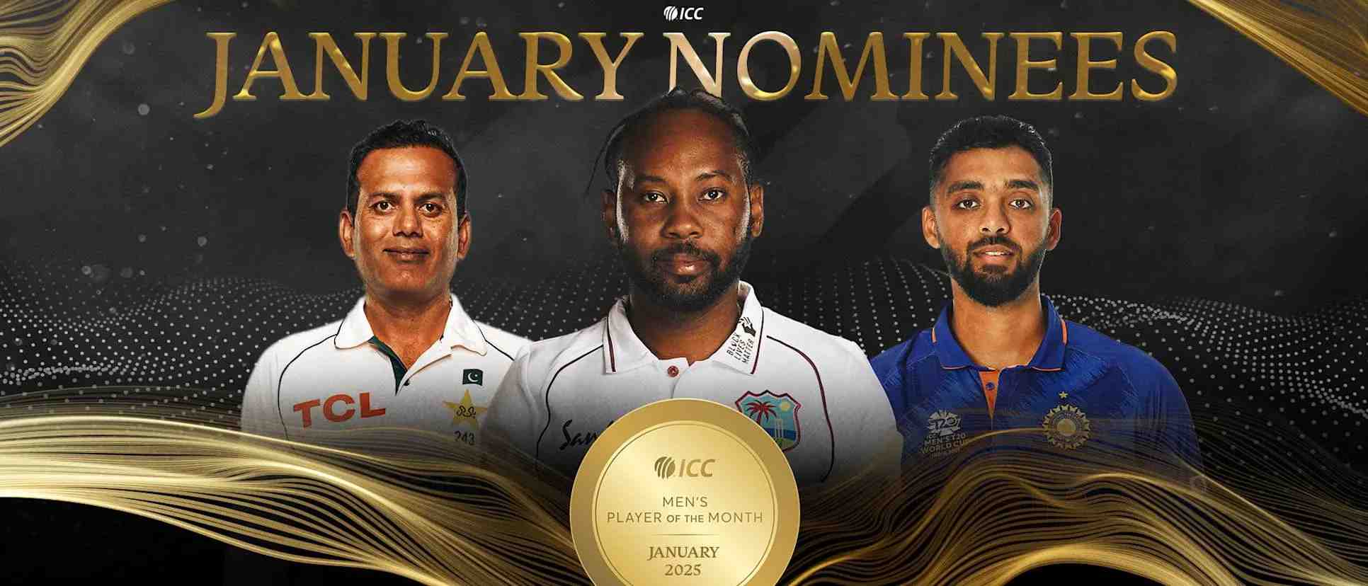 ICC Men's Player of the Month nominees for January 2025