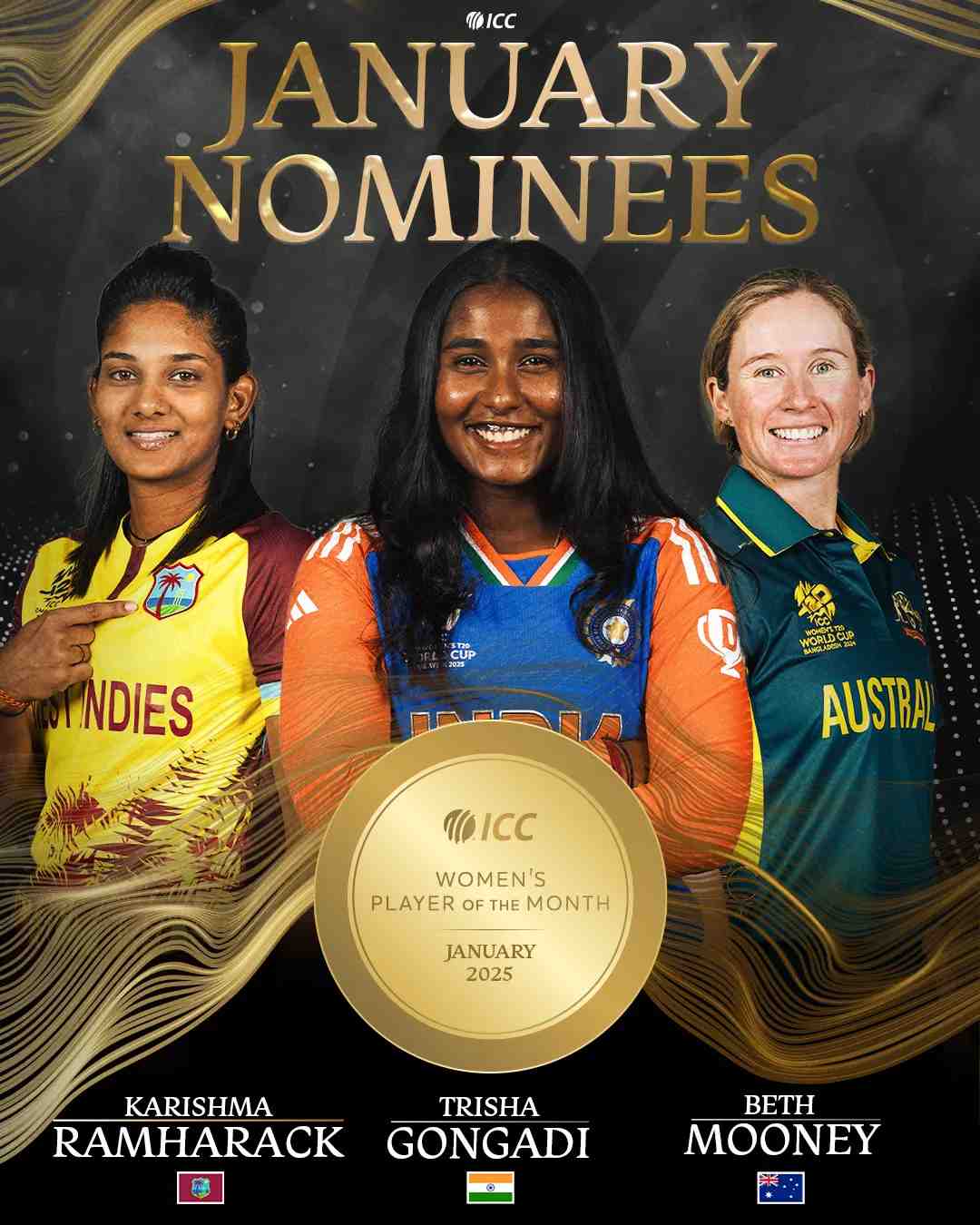 ICC Women’s Player of the Month – January 2025: Vote for the Best Performer